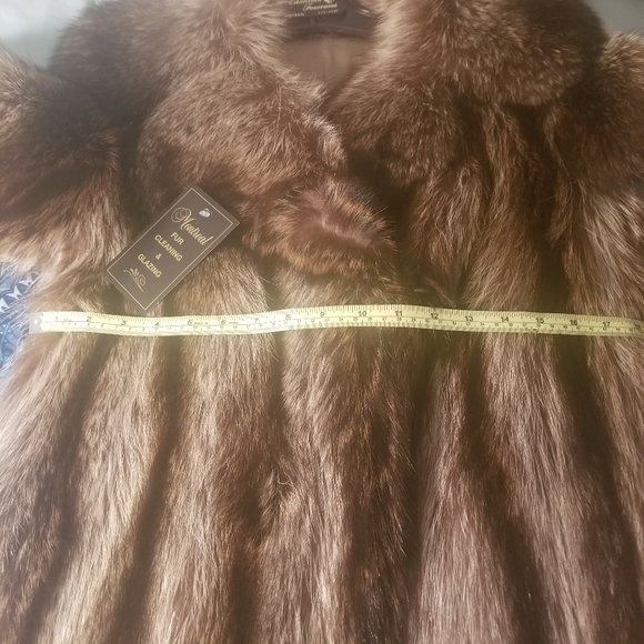 COPY - Racoon full length fur coat Size 10-12 - Picture 12 of 12